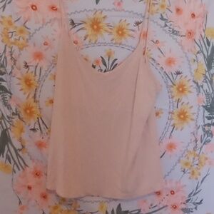 H&m blush pink tank top cami
